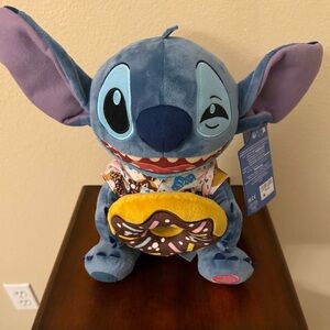 Disney Stitch Attacks Snacks Donut Limited Edition Plushie-NWT